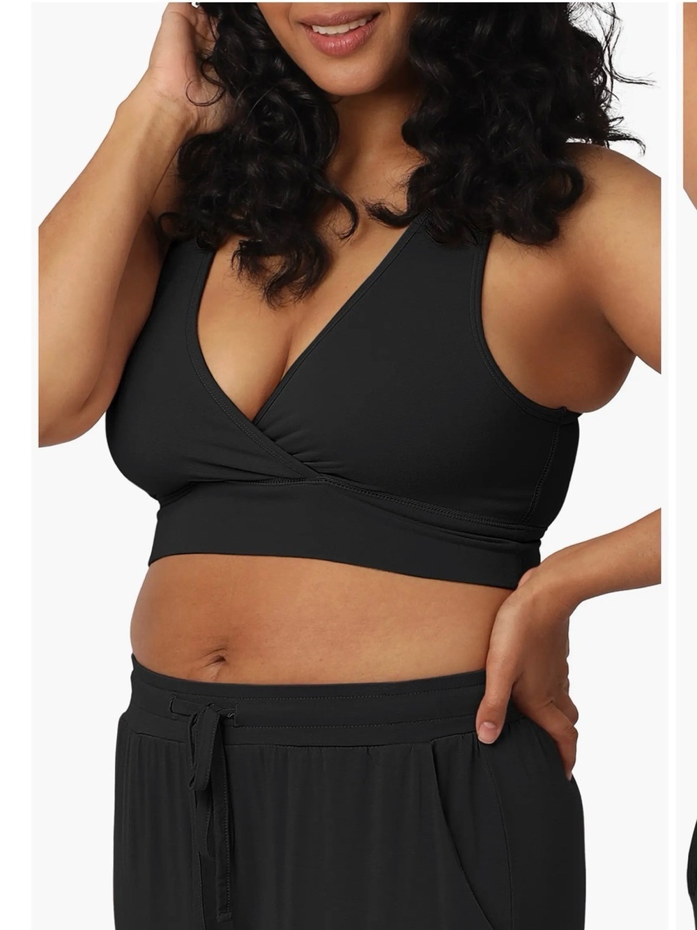 Kindred Bravely women’s French terry racerback bra size large-busty NWT